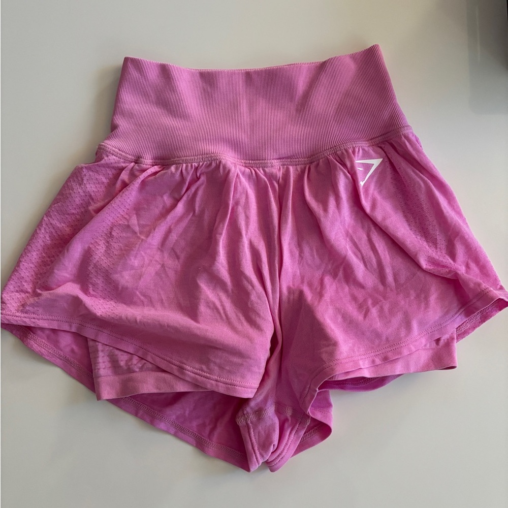 Gymshark Pink Vital Seamless 2-in-1 Shorts
